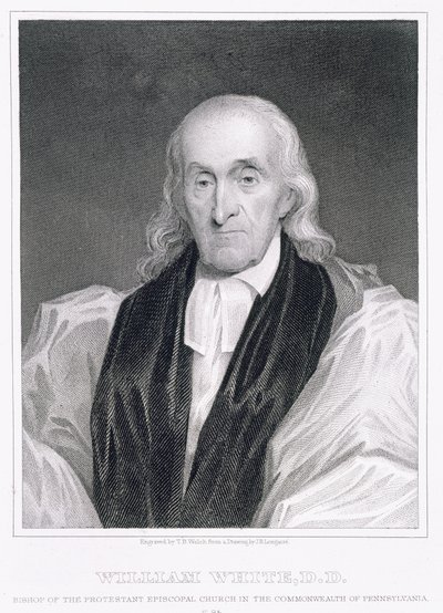 William White (1748-1836) op 85-jarige leeftijd, gegraveerd door Thomas B. Welch (1814-74) door James Barton Longacre